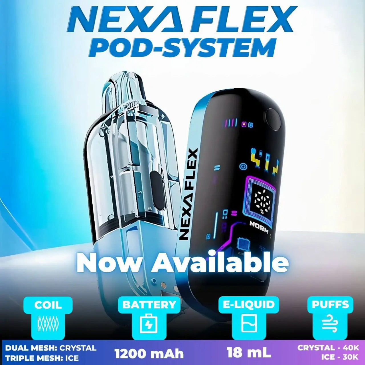 NEXA Flex Crystal Pod 40K Puffs