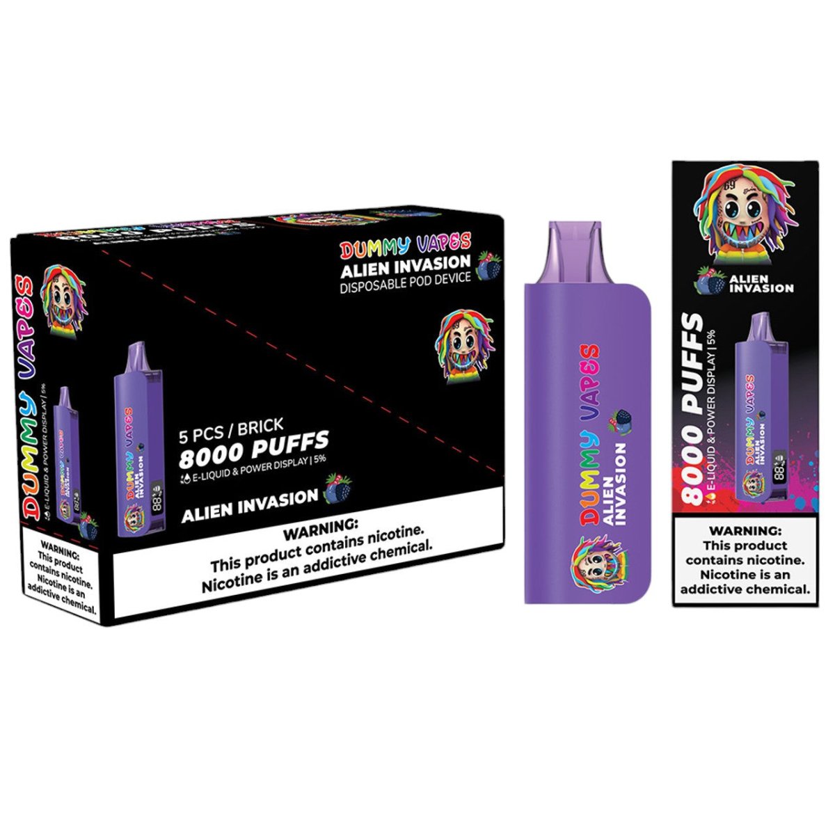 Dummy Vapes 8000 Puffs Disposable Vape - Sinz's LLC